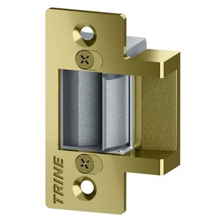 Trine Brass, Bright Brass, For Use With: 3000 Series Electric Strikes Includes: Electric Strikes 3234W-24DC-US3